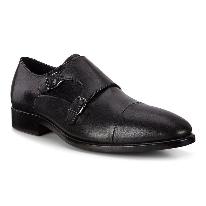 Men Business Ecco Vitrus Mondial - Business Shoe Black - India IWKUXL130